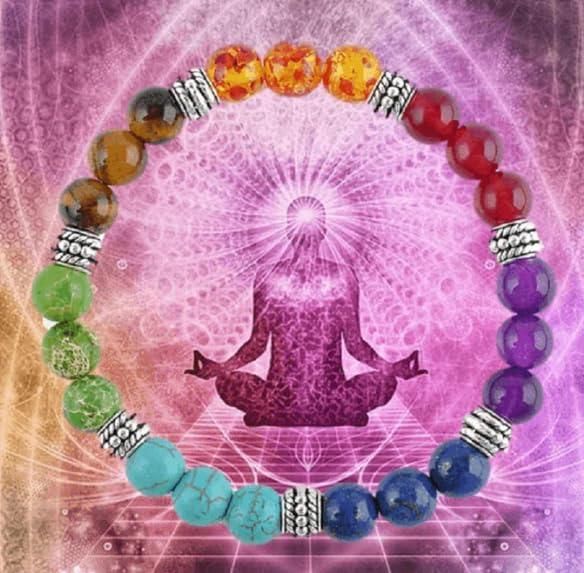 7 Chakra Stones Bracelet Pack of 2